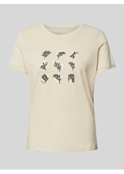 T-shirt z okrągłym dekoltem ze sklepu Peek&Cloppenburg  w kategorii Bluzki damskie - zdjęcie 173396736
