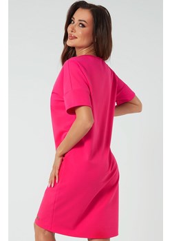 Tunika damska z krótkim rękawem fuksja Stella, Kolor fuksja, Rozmiar S, Italian Fashion ze sklepu Primodo w kategorii Sukienki - zdjęcie 173397609