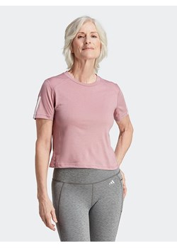 adidas Koszulka sportowa w kolorze jasnoróżowym ze sklepu Limango Polska w kategorii Bluzki damskie - zdjęcie 173398507