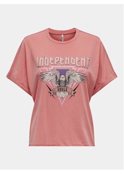 ONLY T-Shirt Lucy 15316637 Różowy Regular Fit ze sklepu MODIVO w kategorii Bluzki damskie - zdjęcie 173398699