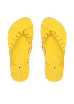 Tommy Hilfiger Japonki Essential Beach Sandal FW0FW07141 Żółty ze sklepu MODIVO w kategorii Klapki damskie - zdjęcie 173398737
