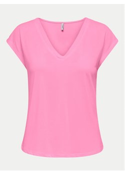 ONLY T-Shirt Free 15287041 Różowy Regular Fit ze sklepu MODIVO w kategorii Bluzki damskie - zdjęcie 173398747