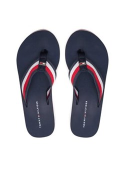 Tommy Hilfiger Japonki Corporate Wedge Beach Sandal FW0FW07987 Kolorowy ze sklepu MODIVO w kategorii Klapki damskie - zdjęcie 173398785