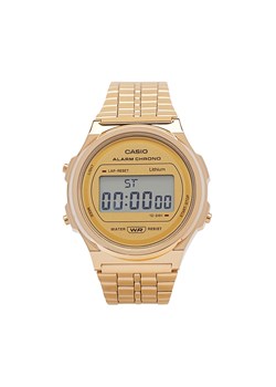 Zegarek Casio A171WEG-9AEF Złoty ze sklepu eobuwie.pl w kategorii Zegarki - zdjęcie 173399509