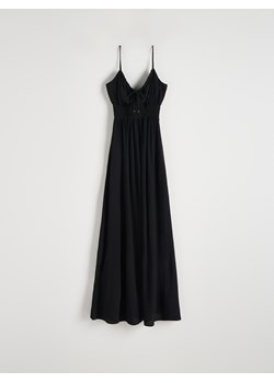 Reserved - Sukienka z wiskozy - czarny ze sklepu Reserved w kategorii Sukienki - zdjęcie 173401079