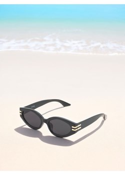 Sinsay - Okulary przeciwsłoneczne - czarny ze sklepu Sinsay w kategorii Okulary przeciwsłoneczne damskie - zdjęcie 173403676