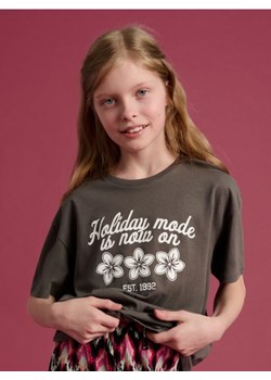 Sinsay - Koszulka - szary ze sklepu Sinsay w kategorii Bluzki dziewczęce - zdjęcie 173403735