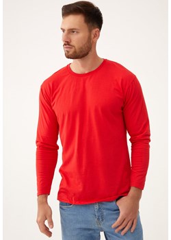 Czerwona Bluzka Tinan ze sklepu Born2be Odzież w kategorii T-shirty męskie - zdjęcie 173404078