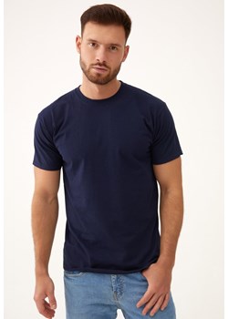 Granatowa Koszulka Tinanora ze sklepu Born2be Odzież w kategorii T-shirty męskie - zdjęcie 173404197