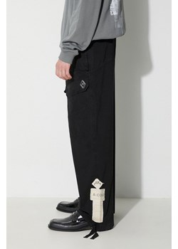 A-COLD-WALL* spodnie bawełniane ANDO CARGO PANT kolor czarny w fasonie cargo ACWMB209A ze sklepu PRM w kategorii Spodnie męskie - zdjęcie 173408336