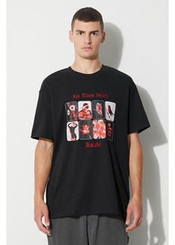 KSUBI t-shirt bawełniany kolor czarny z nadrukiem ze sklepu PRM w kategorii T-shirty męskie - zdjęcie 173408416
