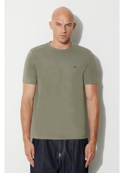 C.P. Company t-shirt bawełniany 30/1 JERSEY GOGGLE PRINT T-SHIRT kolor zielony z nadrukiem 15CMTS044A005100W ze sklepu PRM w kategorii T-shirty męskie - zdjęcie 173408436