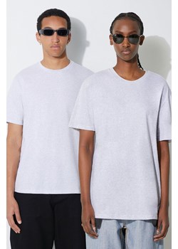 Carhartt WIP t-shirt bawełniany 2-pack Standard Crew Neck kolor szary melanżowy I029370.1FWXX ze sklepu PRM w kategorii T-shirty męskie - zdjęcie 173408466