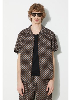 A.P.C. koszula bawełniana chemisette lloyd męska kolor czarny regular COGXP-H12495 ze sklepu PRM w kategorii Koszule męskie - zdjęcie 173408949