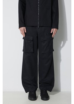 KSUBI spodnie speeder fugitive cargo męskie kolor czarny proste MPS24PA002 ze sklepu PRM w kategorii Spodnie męskie - zdjęcie 173409139