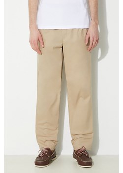 New Balance spodnie Twill Straight Pant 30" męskie kolor beżowy proste MP41575SOT ze sklepu PRM w kategorii Spodnie męskie - zdjęcie 173409195
