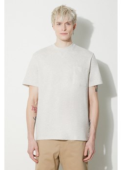 A.P.C. t-shirt bawełniany T-Shirt Johnny męski kolor beżowy melanżowy COGWU.H26321.PAA ze sklepu PRM w kategorii T-shirty męskie - zdjęcie 173409365