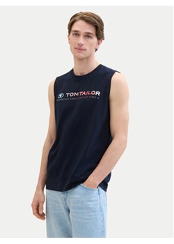 Tom Tailor Tank top 1041866 Granatowy Regular Fit ze sklepu MODIVO w kategorii T-shirty męskie - zdjęcie 173410427