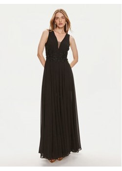 Fracomina Sukienka wieczorowa FQ24SD3027W41201 Czarny Slim Fit ze sklepu MODIVO w kategorii Sukienki - zdjęcie 173410497