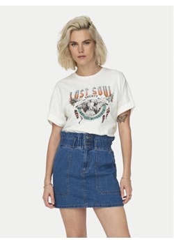 ONLY T-Shirt Lucy 15316637 Biały Regular Fit ze sklepu MODIVO w kategorii Bluzki damskie - zdjęcie 173410518