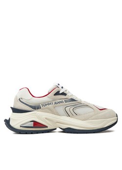 Tommy Jeans Sneakersy Confortable Runner EM0EM01416 Beżowy ze sklepu MODIVO w kategorii Buty sportowe męskie - zdjęcie 173410529