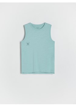 Reserved - T-shirt bez rękawów - miętowy ze sklepu Reserved w kategorii T-shirty chłopięce - zdjęcie 173412478