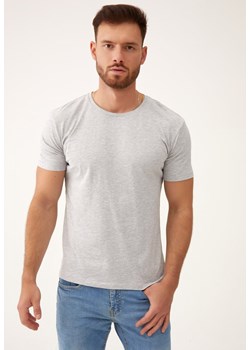 Szara Koszulka Tinadia ze sklepu Born2be Odzież w kategorii T-shirty męskie - zdjęcie 173413687