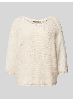 Sweter z dzianiny z rękawem o dł. 3/4 ze sklepu Peek&Cloppenburg  w kategorii Swetry damskie - zdjęcie 173413819