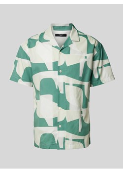 Koszula casualowa o kroju slim fit z kołnierzem z połami model ‘BLACARNABY’ ze sklepu Peek&Cloppenburg  w kategorii Koszule męskie - zdjęcie 173413887