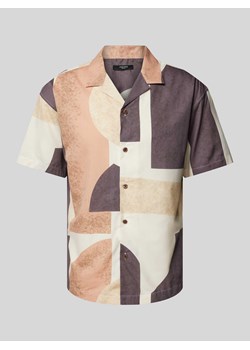 Koszula casualowa o kroju slim fit z kołnierzem z połami model ‘BLACARNABY’ ze sklepu Peek&Cloppenburg  w kategorii Koszule męskie - zdjęcie 173413915