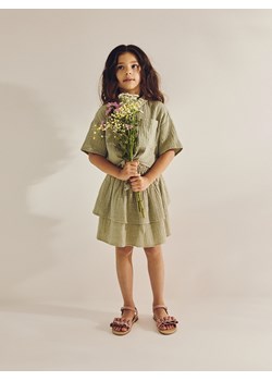 Reserved - Muślinowa spódnica - oliwkowy ze sklepu Reserved w kategorii Spódnice dziewczęce - zdjęcie 173417558