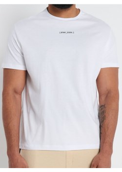 Sinsay - Koszulka z nadrukiem - biały ze sklepu Sinsay w kategorii T-shirty męskie - zdjęcie 173418618