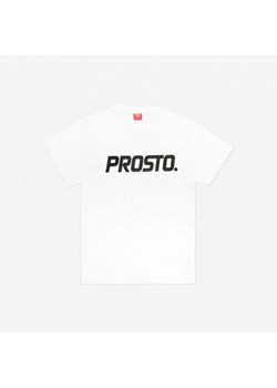 Męski t-shirt z nadrukiem Prosto Biglog - biały ze sklepu Sportstylestory.com w kategorii T-shirty męskie - zdjęcie 173419435