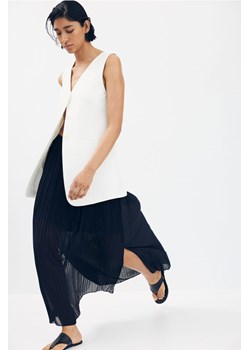 H & M - Plisowana spódnica szyfonowa - Niebieski ze sklepu H&M w kategorii Spódnice - zdjęcie 173421267