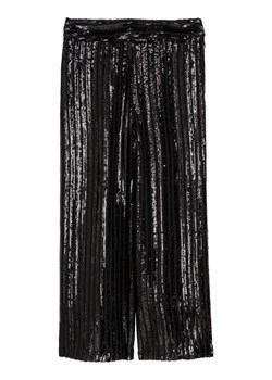 H & M - Spodnie culottes z cekinami - Czarny ze sklepu H&M w kategorii Spodnie damskie - zdjęcie 173421279