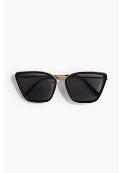 H & M - Kanciaste okulary przeciwsłoneczne - Czarny ze sklepu H&M w kategorii Okulary przeciwsłoneczne damskie - zdjęcie 173421378