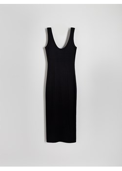 Reserved - Sukienka midi - czarny ze sklepu Reserved w kategorii Sukienki - zdjęcie 173422398