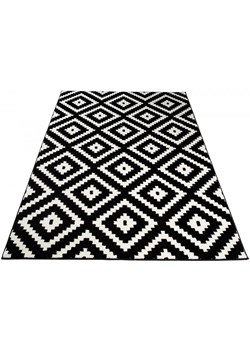 Czarny prostokątny dywan w marokański wzór - Mistic 9X ze sklepu Edinos.pl w kategorii Tekstylia dziecięce - zdjęcie 173423278