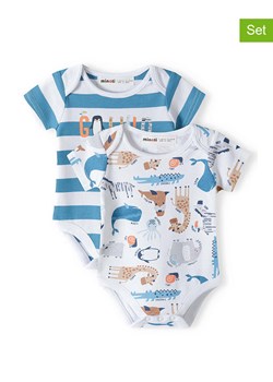 Minoti Body (2 szt.) w kolorze biało-niebieskim ze sklepu Limango Polska w kategorii Odzież dla niemowląt - zdjęcie 173425495