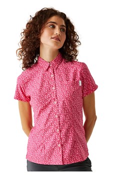 Regatta Koszula funkcyjna &quot;Mindano VIII&quot; w kolorze różowym ze sklepu Limango Polska w kategorii Bluzki damskie - zdjęcie 173425647