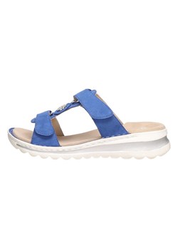 Ara Shoes Skórzane klapki w kolorze niebieskim ze sklepu Limango Polska w kategorii Klapki damskie - zdjęcie 173425677