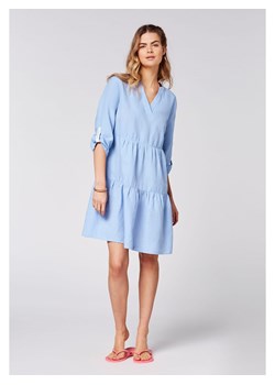 Chiemsee Lniana sukienka &quot;Noumea&quot; w kolorze błękitnym ze sklepu Limango Polska w kategorii Sukienki - zdjęcie 173425699