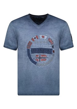 Geographical Norway Koszulka &quot;Jarico&quot; w kolorze granatowym ze sklepu Limango Polska w kategorii T-shirty męskie - zdjęcie 173425759