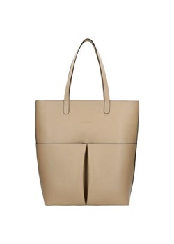 Wojas Duża Beżowa Shopperka Ze Skóry Licowej ze sklepu Wojas w kategorii Torby Shopper bag - zdjęcie 173426545
