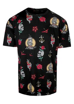 Męski T-Shirt - Brave Soul - Pirackie Motywy - Czarny TSBRSSS24NUNEZjetblack ze sklepu JegoSzafa.pl w kategorii T-shirty męskie - zdjęcie 173427166