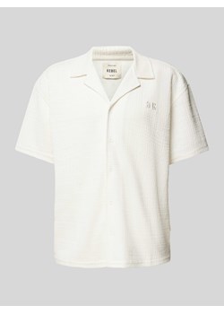 Koszula casualowa z fakturowanym wzorem ze sklepu Peek&Cloppenburg  w kategorii Koszule męskie - zdjęcie 173428837