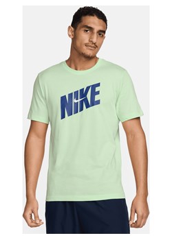 Męski T-shirt do fitnessu Nike Dri-FIT - Zieleń ze sklepu Nike poland w kategorii T-shirty męskie - zdjęcie 173428939