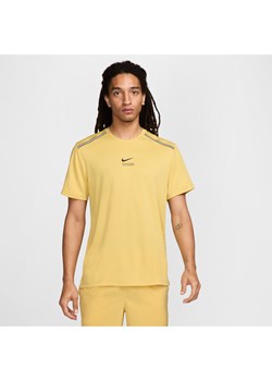 Męska koszulka z krótkim rękawem do biegania z grafiką Nike Miler - Żółty ze sklepu Nike poland w kategorii T-shirty męskie - zdjęcie 173428959