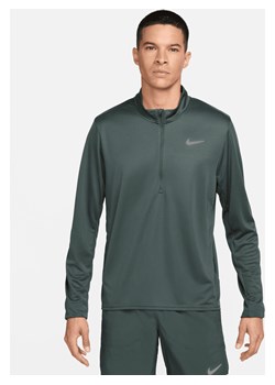 Męska koszulka do biegania z zamkiem 1/2 Dri-FIT Nike Pacer - Zieleń ze sklepu Nike poland w kategorii T-shirty męskie - zdjęcie 173429008