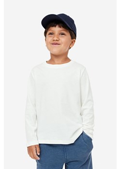 H & M - T-shirt z długim rękawem 3-pak - Biały ze sklepu H&M w kategorii T-shirty chłopięce - zdjęcie 173429267